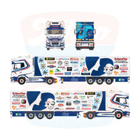 Tekno DAF XG+ 4x2 met 3-assige koeloplegger SCHEUFLER SPENDENTRUCK 2025