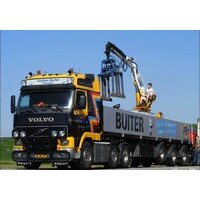Tekno Volvo FH 6x2 with 3-axle bricktrailer GERBEN BUITER