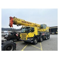 WSI EXCLUSIEF Scania P420 Low 8x4 Liebherr LTF 1060-4.1 WELTI FURRER