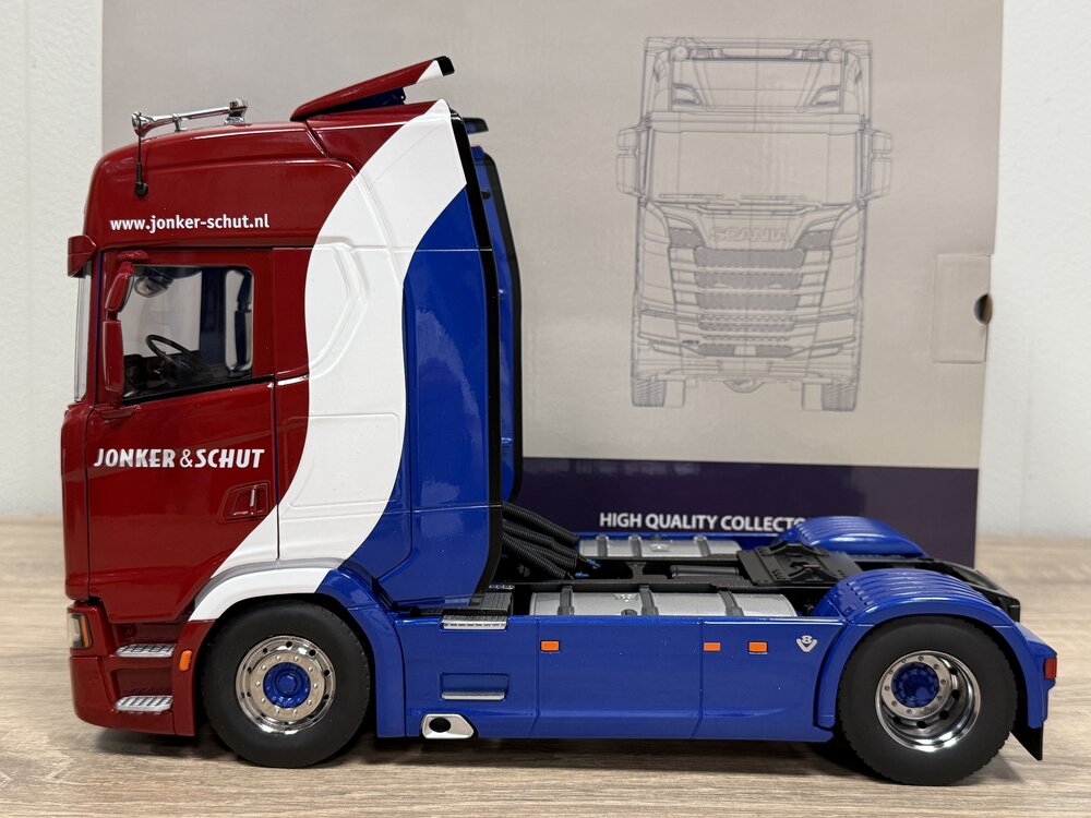 NZG Cavallino Scania S Highline 4x2 JONKER & SCHUT BARNEVELD / Scale 1:18