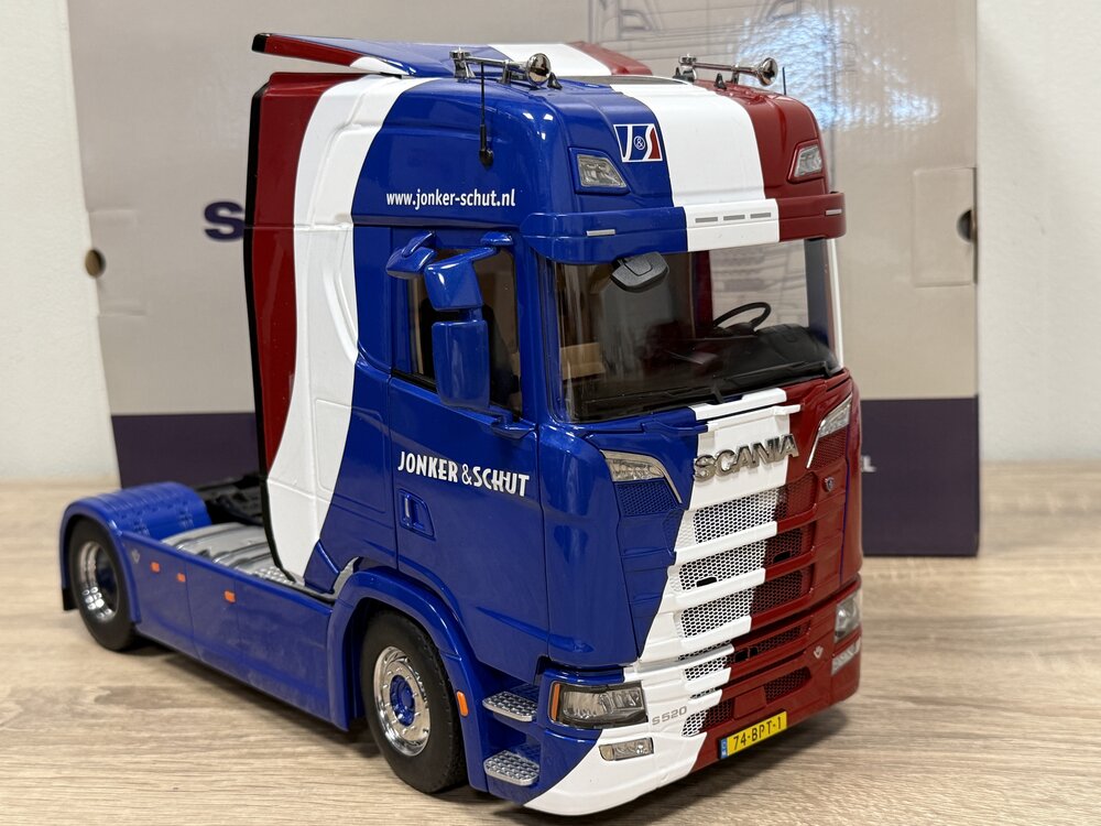 NZG Cavallino Scania S Highline 4x2 JONKER & SCHUT BARNEVELD / Scale 1:18