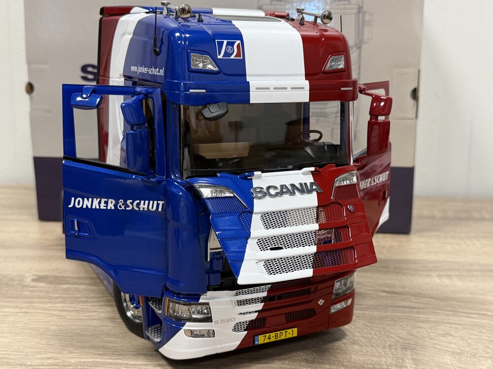 NZG Cavallino Scania S Highline 4x2 JONKER & SCHUT BARNEVELD / Scale 1:18