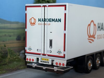 Cavallino Cavallino DAF XG+ 4x2 with 3-axle closed box trailer HARDEMAN EGG GROUP