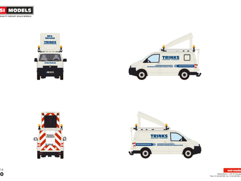 WSI WSI Volkswagen transporter BF3 TRINKS