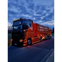 Tekno Scania Next Gen S-Highline met 3-assige Stas kipper JUTTE TRANSPORT