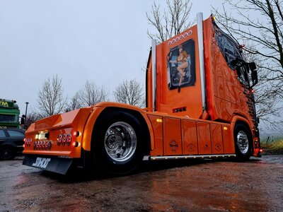 Tekno Tekno Scania Next Gen S-Highline met 3-assige Stas kipper JUTTE TRANSPORT