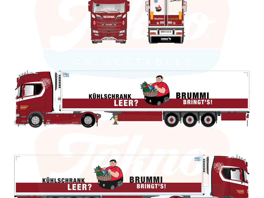 Tekno Tekno Scania Next Gen S-Highline with 3-axle reefer trailer KAUTETZKY