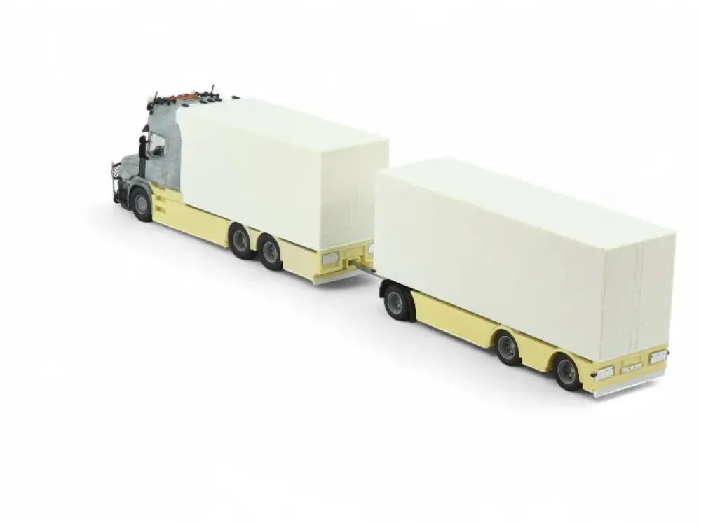 Tekno Tekno Scania T Topline motorwagen met 3-assige schamelaanhanger Tractor Kit