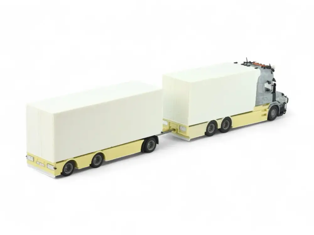 Tekno Tekno Scania T Topline motorwagen met 3-assige schamelaanhanger Tractor Kit