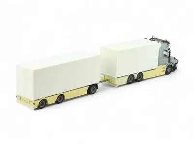 Tekno Tekno Scania T Topline motorwagen met 3-assige schamelaanhanger Tractor Kit