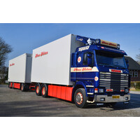WSI Scania 143H Rigid box truck  + 3-axle drawbar trailer KLAUS NIELSEN