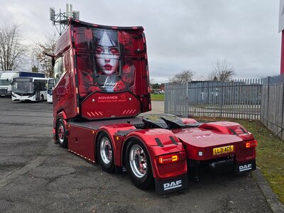 WSI WSI DAF XG+ with 3-axle lowloader ADVANCE CONTRUCTION SCOTLAND