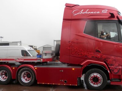 WSI WSI DAF XG+ with 3-axle lowloader ADVANCE CONTRUCTION SCOTLAND