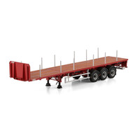 WSI Premium Line flatbed trailer 3-axle