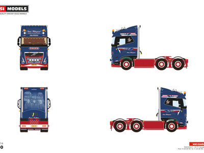 WSI WSI Volvo FH5 Globetrotter 6x2 SIMON HOLMSGAARD