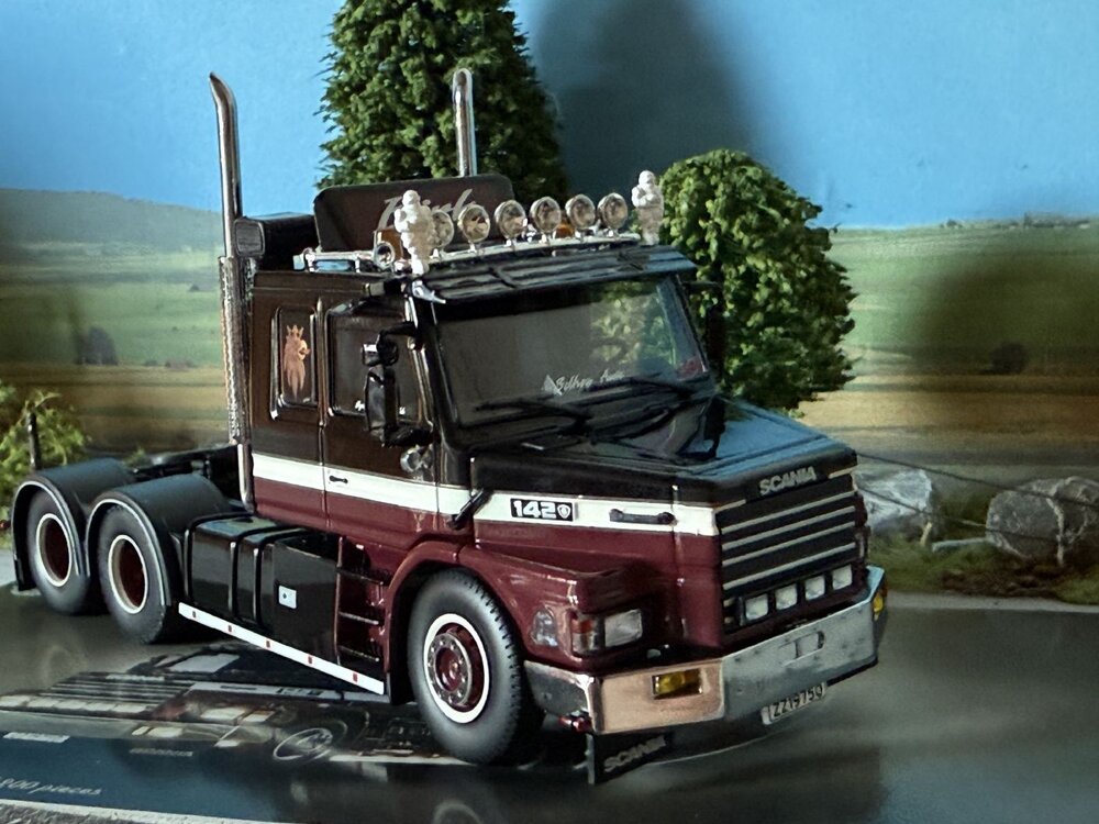 Tekno Tekno Scania 142 Torpedo 6x2 sleepas trekker BIRKEBEKK