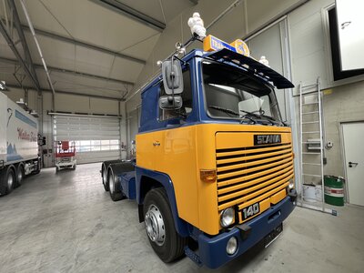 Tekno Tekno Scania 140 6x2 trekker WALTER FRITZ "ASG"