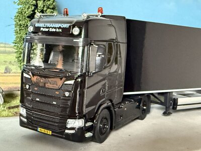 Cavallino Cavallino Scania S Highline 4x2 met 3-as kasten oplegger SNELTRANSPORT PATER EDE BV