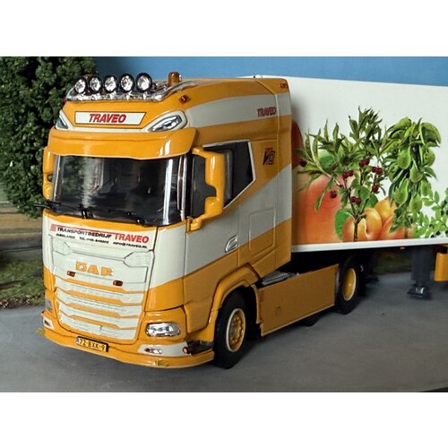 WSI WSI DAF XG+ 4x2 midlift with 3-axle tridec reefer trailer TRANSPORTBEDRRIJF TRAVEO WSI WSI DAF XG+ 4x2 midlift with 3-axle tridec reefer trailer TRANSPORTBEDRRIJF TRAVEO