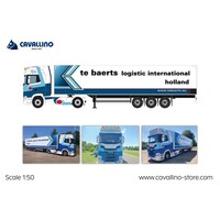 Cavallino Scania S Highline with 3-axle reefer trailer TE BAERTS