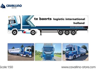 Cavallino Cavallino Scania S Highline met 3-as koeloplegger TE BAERTS