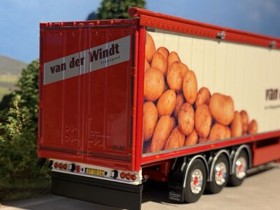 Tekno Tekno Scania Next Gen 500S 4x2 truck with  walkingfloor trailer VAN DER WINDT