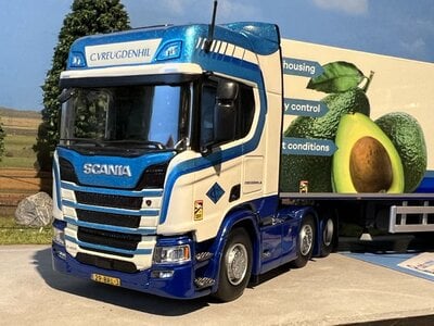 Tekno Tekno Scania Next Gen R-serie Highline 6x2 met 3-assige koeloplegger C. Vreugdenhil - Cool - Copy