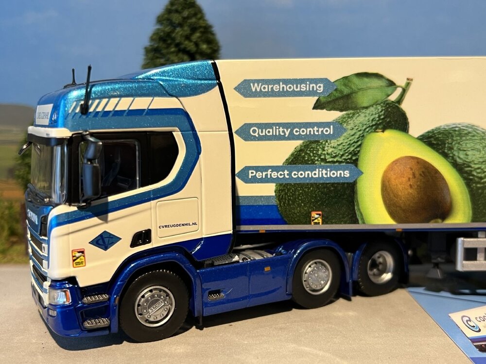 Tekno Tekno Scania Next Gen R-serie Highline 6x2 met 3-assige koeloplegger C. Vreugdenhil - Cool - Copy