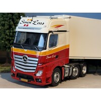 Tekno Mercedes-Benz Gigaspace mirrorcam 6x2 with 3-axle reefertrailer SIMON LOOS