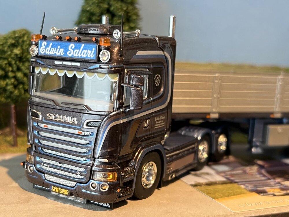 Tekno Tekno Scania R Highline 6x2 met 3-assige stenenoplegger EDWIN SALARI