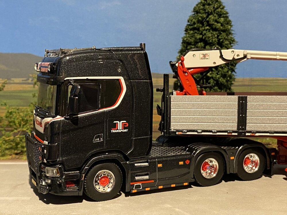 WSI WSI Scania S Highline 6x2 met 3-as  stenen oplegger JASPER PELLEGROM