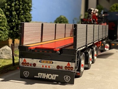 WSI WSI Scania S Highline 6x2 met 3-as  stenen oplegger JASPER PELLEGROM