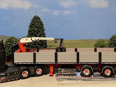 WSI WSI Scania S Highline 6x2 met 3-as  stenen oplegger JASPER PELLEGROM