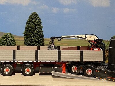 WSI WSI Scania S Highline 6x2 met 3-as  stenen oplegger JASPER PELLEGROM