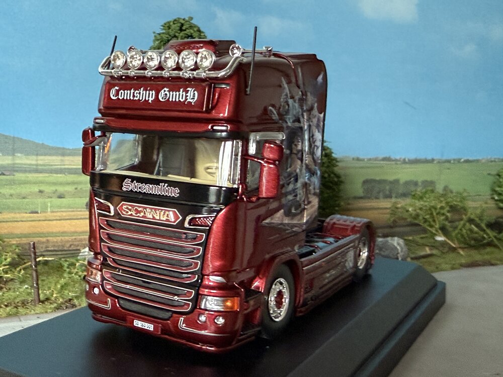 Tekno Tekno Scania R-serie Streamline Topline 4x2 CONTSHIP