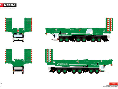 WSI WSI Liebherr LTM 1400-6.1 Mobile crane EMERSON / Schaal 1:87