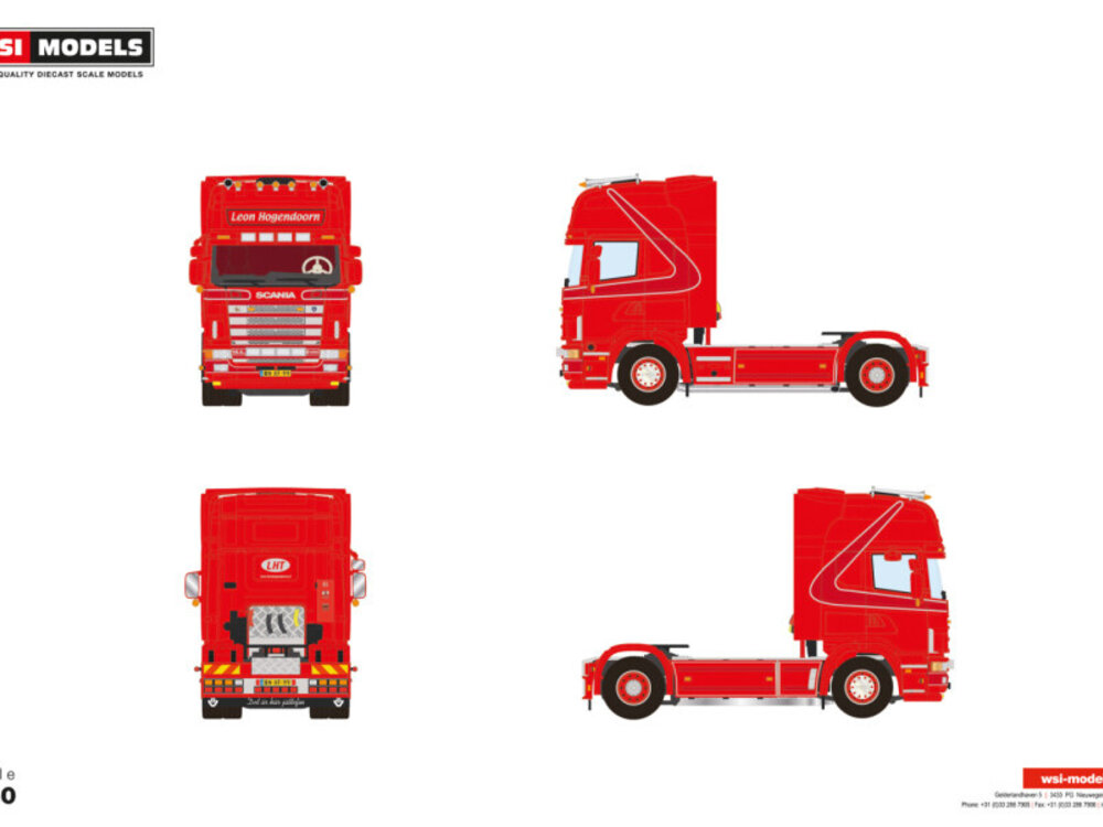 WSI WSI Scania 4-serie Topline 4x2 LEON HOGENDOORN