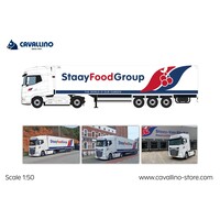 Cavallino DAF XG+ met 3-as koeloplegger STAAY FOOD GROUP