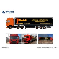 Cavallino Scania S Highline 6x2 with 3-axle curtainside trailer RIGGELING TRANSPORT