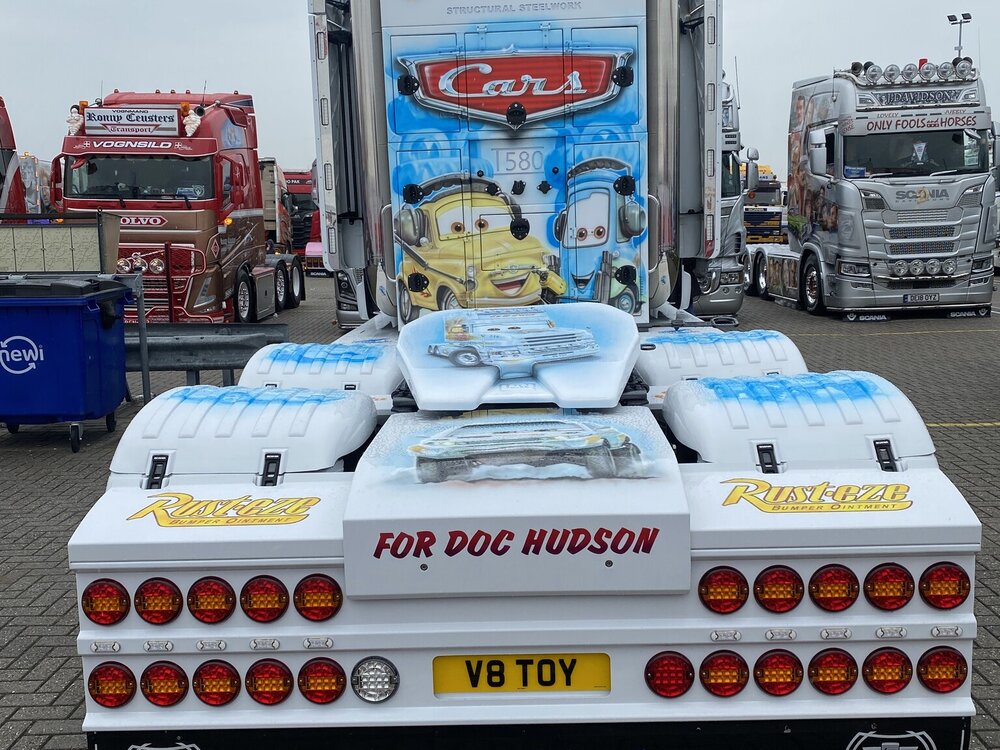 Tekno Tekno Scania T580 Torpedo Topline 6x4 J&D PIERCE "Cars"