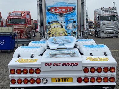 Tekno Tekno Scania T580 Torpedo Topline 6x4 J&D PIERCE "Cars"