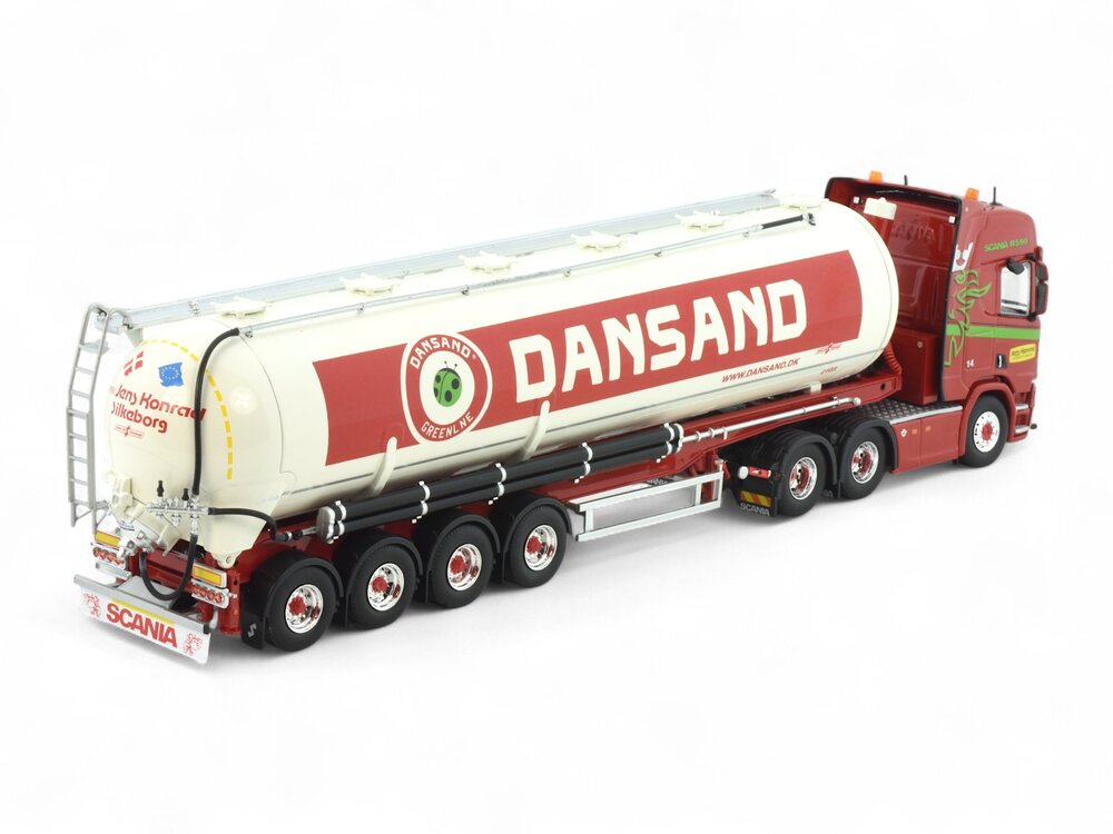 Tekno Tekno Scania Next Gen R580 Highline with 4-axle silo trailer JENS KONRAD
