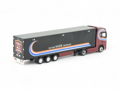 Tekno Tekno Schaal 1:87 Scania Next Gen S-serie Highline 4x2 with 3-axle trailer PATRICK VAN DER MARK