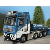 WSI MAN TGX XXL 8x4 met euro lowloader + interdolly ZÜRCHER