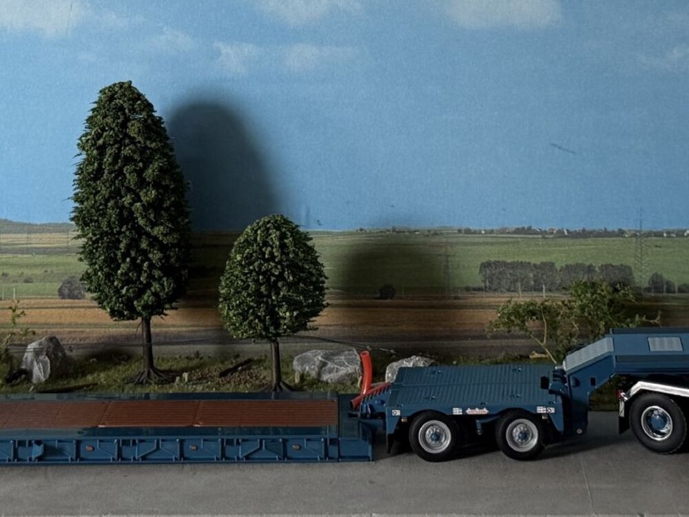 WSI WSI MAN TGX XXL 8x4 met euro lowloader + interdolly ZÜRCHER