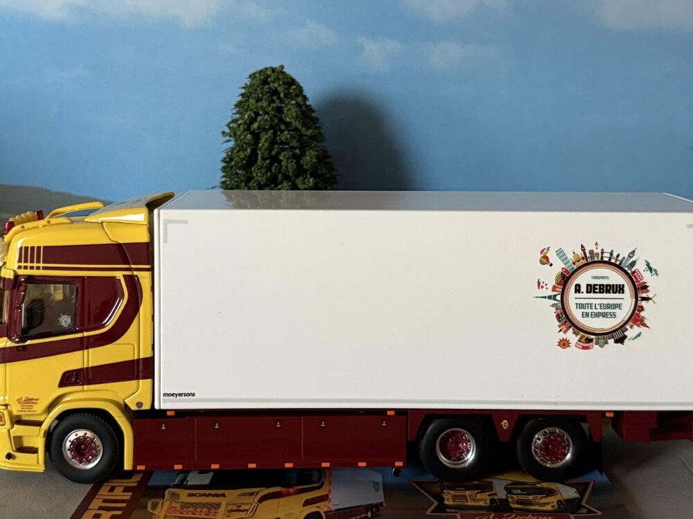WSI WSI  Scania R Highline riged box truck 6x2 A. DEBRUX