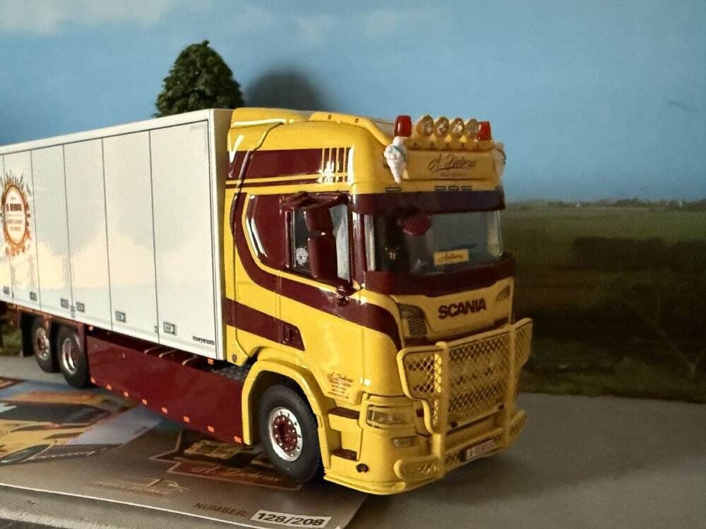 WSI WSI  Scania R Highline riged box truck 6x2 A. DEBRUX