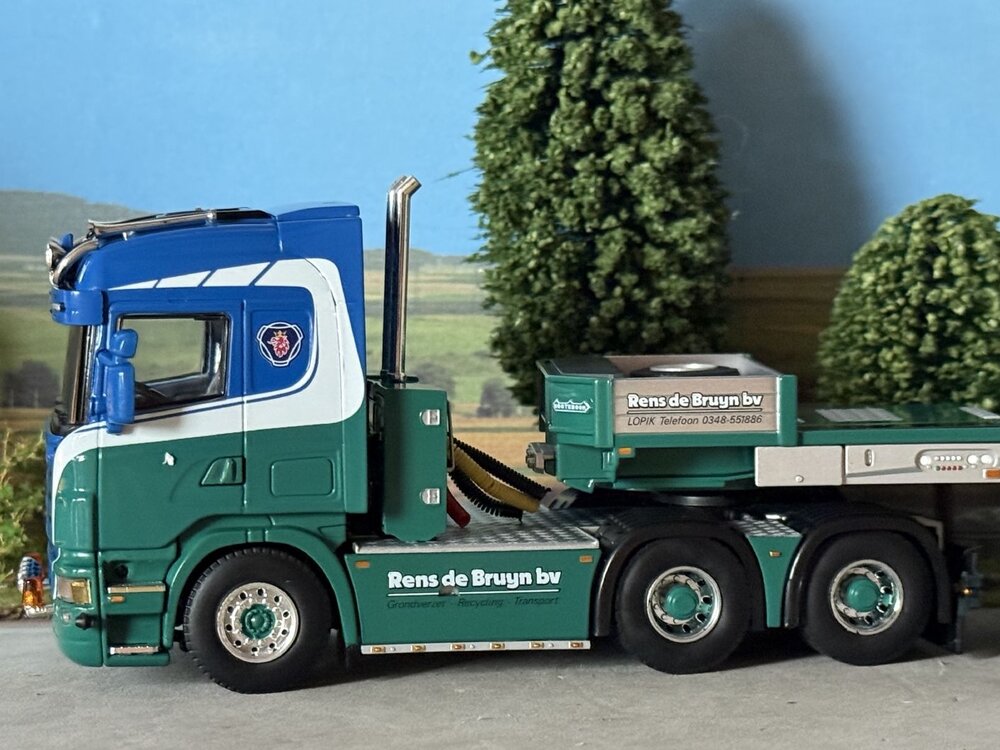 WSI WSI Scania R Highline 6x4 + 3-axle Nooteboom euro lowloader RENS DE BRUIJN "BRL"