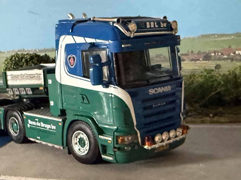 WSI WSI Scania R Highline 6x4 + 3-axle Nooteboom euro lowloader RENS DE BRUIJN "BRL"