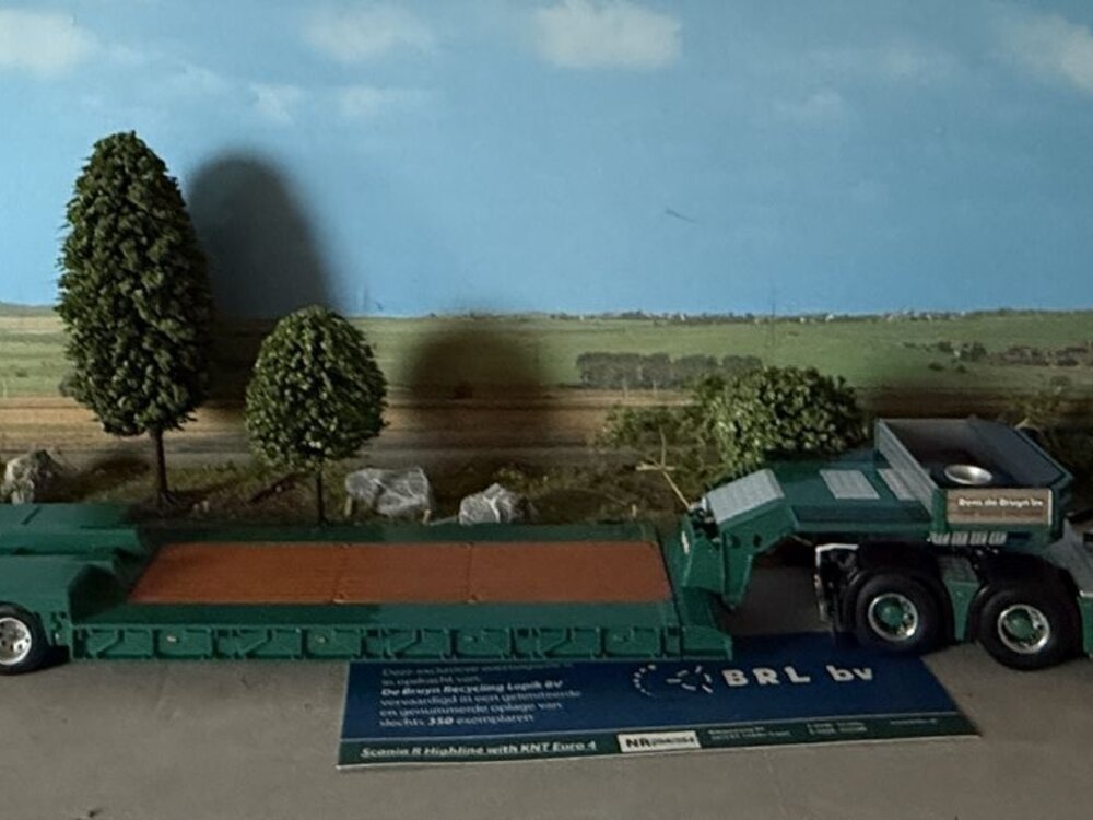 WSI WSI Scania R Highline 6x4 + 3-axle Nooteboom euro lowloader RENS DE BRUIJN "BRL"